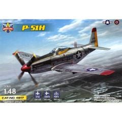 Modelsvit MSVIT4817 1/48 P-51H Mustang Amerikan Avcı Uçağı Plastik Model Kiti