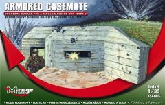 354005 1/35 Armored Casemate Concrete Bunker for a