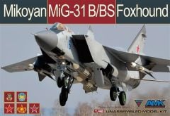 AMK 88008 1/48 Rus Mig-31 B/BS Foxhound Demonte Savaş Uçağı Maketi
