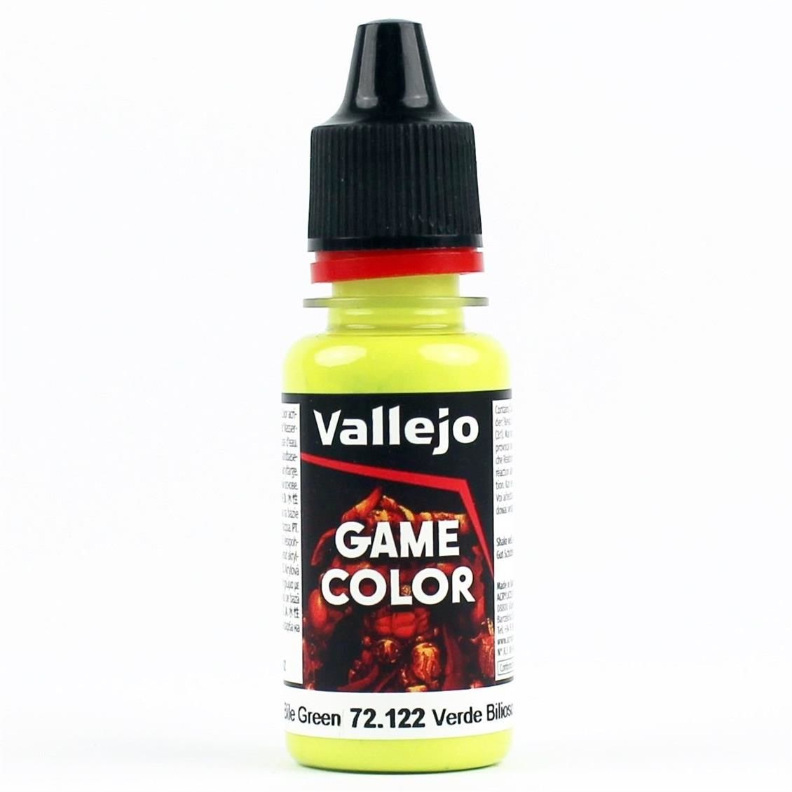 Vallejo 72122 18 ml. Bile Green, Game Color Serisi Model Boyası