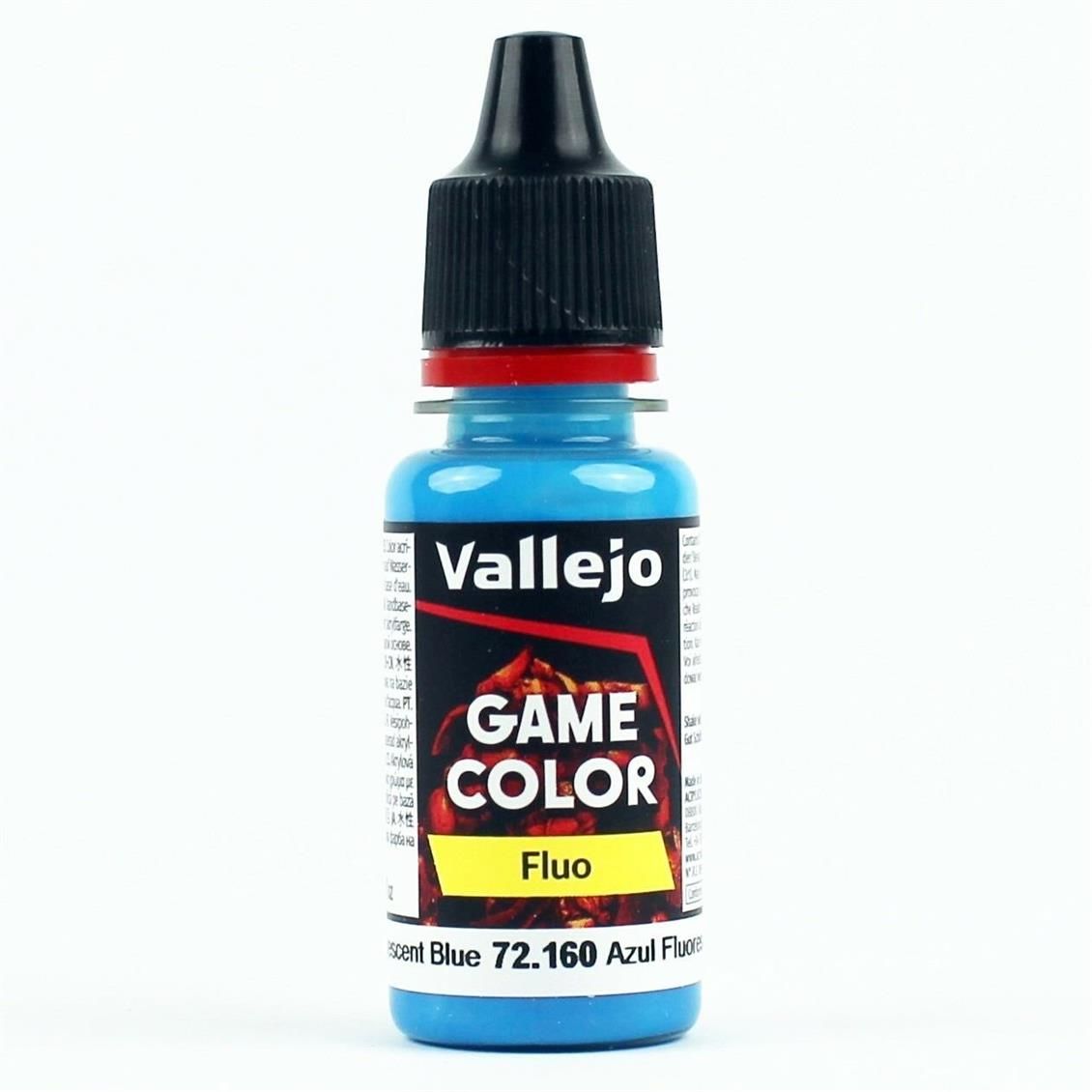 Vallejo 72160 18 ml. Fluorescent Blue, Game Color Serisi Model Boyası