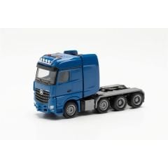 Herpa 307734-005 1/87 Ölçek Mercedes-Benz Arocs SLT Çekici, Mavi, Sergilemeye Hazır Model Araç