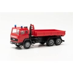 Herpa 097178 1/87 Ölçek Magirus Damperli İtfaiye Kamyonu, Sergilemeye Hazır Model Araç