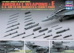 Hasegawa X48-17 36117 1/48 Ölçek Savaş Uçağı Silahları-E Plastik Model Kiti