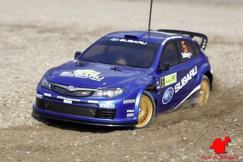 TAMIYA 1/10 190 mm Subaru Impreza - WRC 2008 Boyasız şeffaf Kaporta