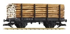 G-DB III 2-Axle Flatcar w/Log Load