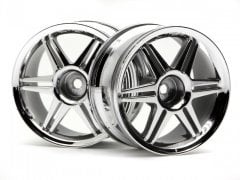 12 SPOKE CORSA WHEEL CHROME 26mm (3mm OFFSET) 2 pcs