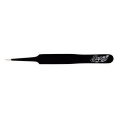 30421 4.5 İNCH STRAİGHT POİNT TWEEZERS (BLACK)