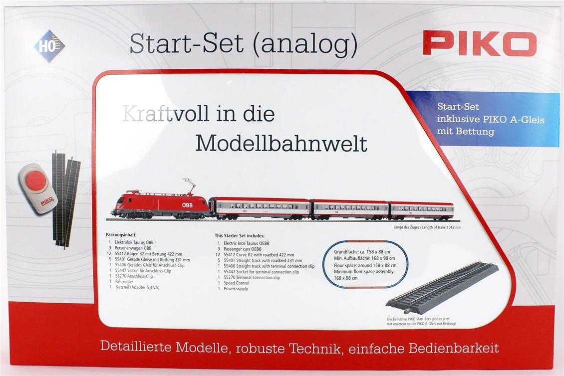 S-Set Personenzug Taurus ÖBB + 3 IC Perswg. A-Gleis & B V