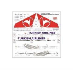 Babibi DAT01132 1/200 Thy, Boeing 777-300ER, Dekal Çıkartma