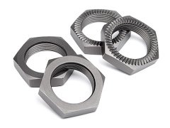 WHEEL NUT 24mm (GUNMETAL/4pcs) FOR 1/5 BAJA SERIES