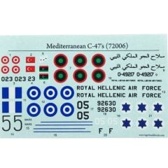 72006 1/72 Mediterranean C-47s