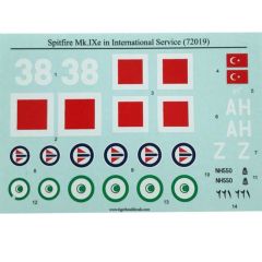 72019 1/72 Spitfire Mk.Ixe in International Servic