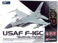Academy 12541 1/72 USAF F-16C (Multirole Fighter) MCP Savaş Uçağı Demonte Plastik Maketi