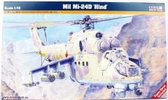 Mistercraft F044 1/72 Mil Mi-24D Hind Askeri Helikopter Demonte Plastik Maketi