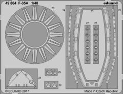 EDUARD 49864 1/48 F-35A FOR MENG Maket Detay Seti