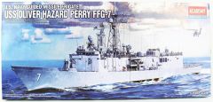 Academy 14102 1/350 USS Oliver Hazard Perry (FFG-7) Savaş Gemisi Demonte Plastik Maketi