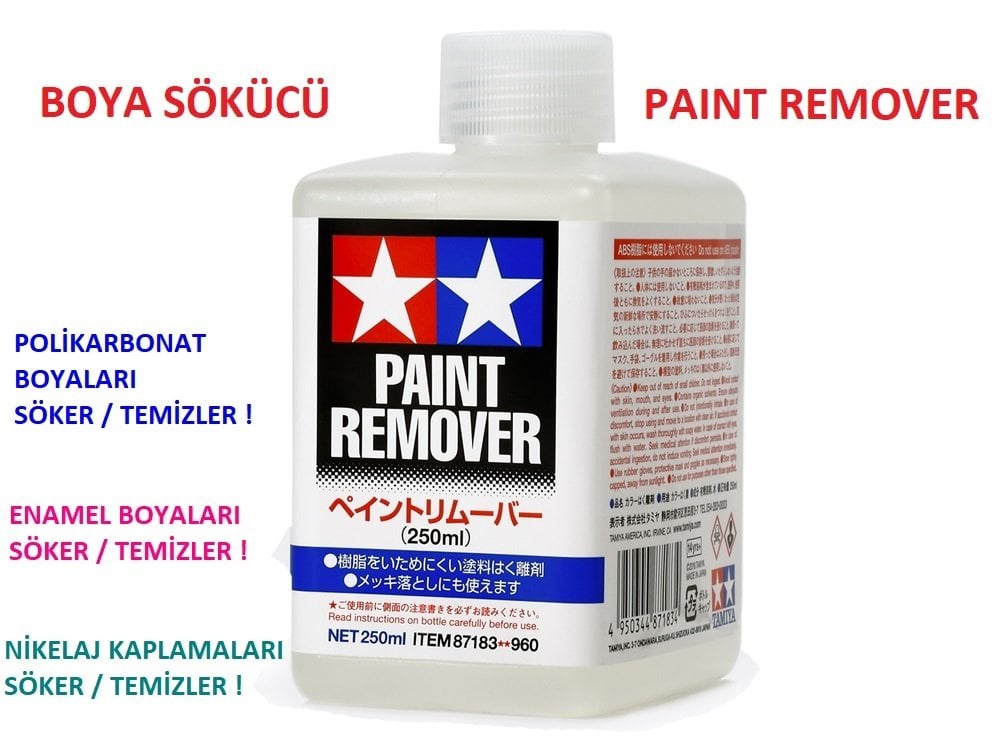 Tamiya Paint Remover / Boya Sokücü 250ml