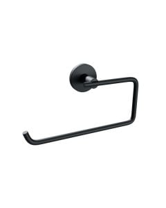 Nero 3 Parça Siyah Banyo Seti, Lux  Havluluk, Kağıt Havluluk ve Kare Havluluk Seti