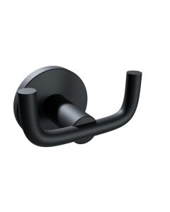 Nero 3 Parça Siyah Banyo Seti Lüx Havluluk,Kağıtlık ve Askılık Seti