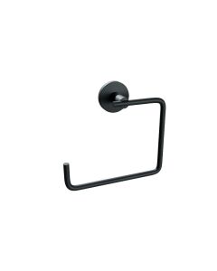 Nero Siyah 4 Parça Paslanmaz Duvara Monte Solo Kağıt Havluluk-Kağıtlık-Sabunluk-Diş Fırçalık Seti