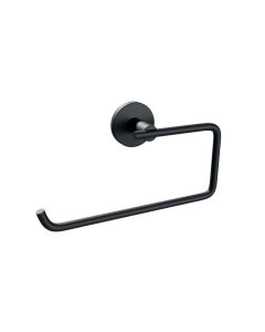 Nero Siyah 4 Parça Paslanmaz Duvara Monte Solo Kağıt Havluluk-Askılık-Sabunluk-Diş Fırçalık Seti