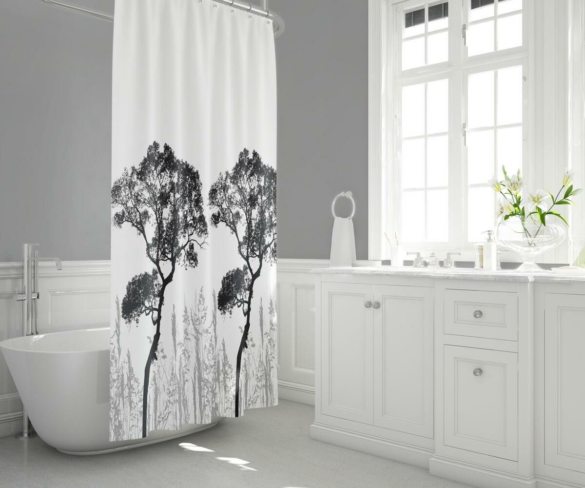 Banyo Perdesi 1x180x200 Tek Kanat Duş Perdesi Halka Hediyeli 3391