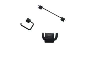 Dark Siyah Paslanmaz Duvara Monte Tuvalet Kağıtlığı,Havluluk,Askılı Set