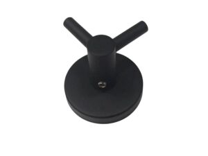 Bornoz Askılığı Siyah V Bornozluk Paslanmaz Duvara Monte Banyo Havlu Askısı