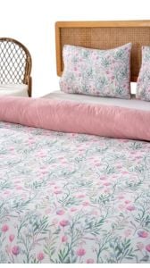 Çift Kişilik Nevresim Takımı Pamuklu Desenli Etnik Saray 200x215 cm