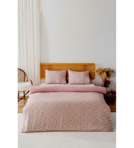 Çift Kişilik Nevresim Takımı Pamuklu Desenli Rossie 200x215 cm