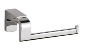 F1 Serisi Krom Paslanmaz Havluluk ve Açık Tuvalet Kağıtlık Ve Bornoz Askısı Seti Banyo Seti