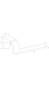F1 Serisi Krom Paslanmaz Havluluk ve Açık Tuvalet Kağıtlık Ve Bornoz Askısı Seti Banyo Seti