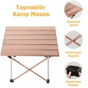 KINGCAMP TABLE S U.LIGHT KATLANABILIR MASA