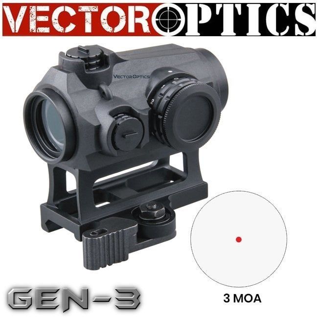 Vector Optics Maverick GEN3 1x22 Kauçuk Kaplı Red Dot Nişangah SCRD-38