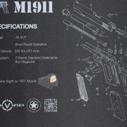 M1911 Tabanca Temizleme Servis Altlığı (Bench Mat)