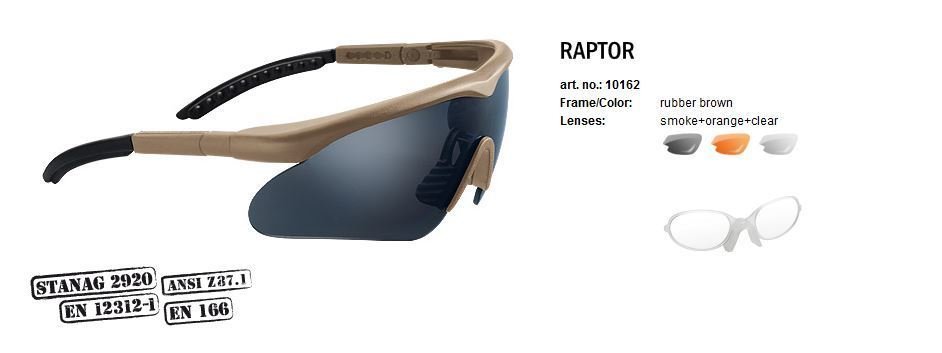 SWISS 10162 MAX PRO SET RAPTOR GOZLUK