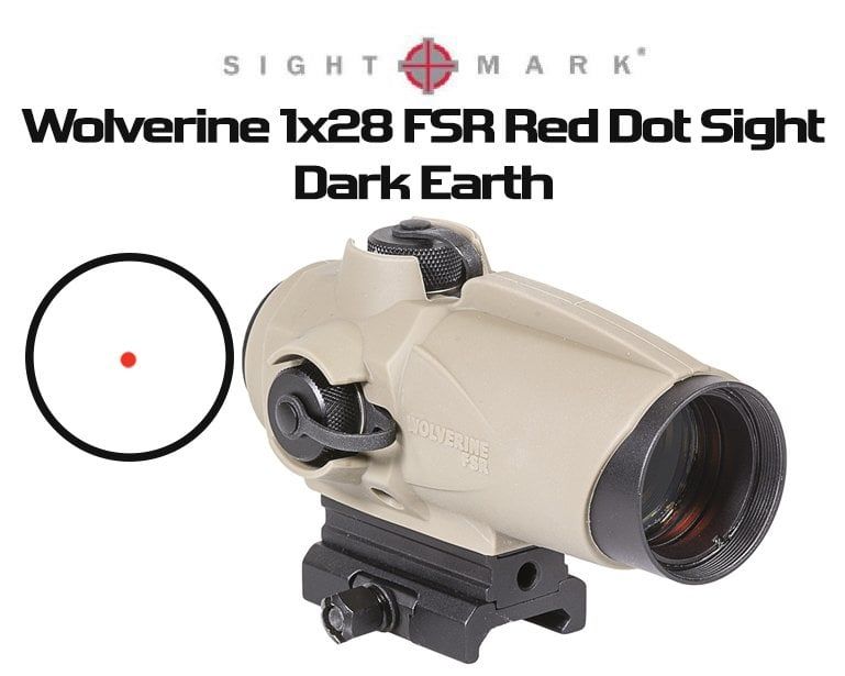 Wolverine 1x28 FSR Red Dot DARK EARTH Nişangah