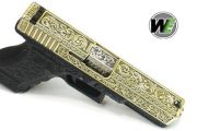 WE G17 Glock 17 ETCHED IVORY Bronze SE Gravürlü Glock Airsoft Tabanca