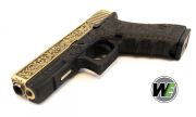 WE G17 Glock 17 ETCHED IVORY Bronze SE Gravürlü Glock Airsoft Tabanca