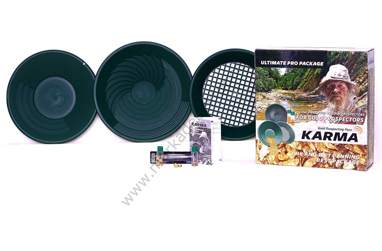 Altın Elek 3'lü Set Gold Prospecting Pans