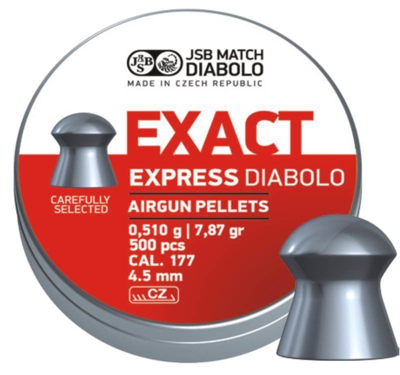 JSB DIABOLO EXACT EXPRESS 4.52 MM HAVALI SACMA