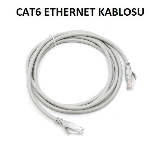 CAT6 Ethernet Kablosu 3M Hazır İnternet Kablosu