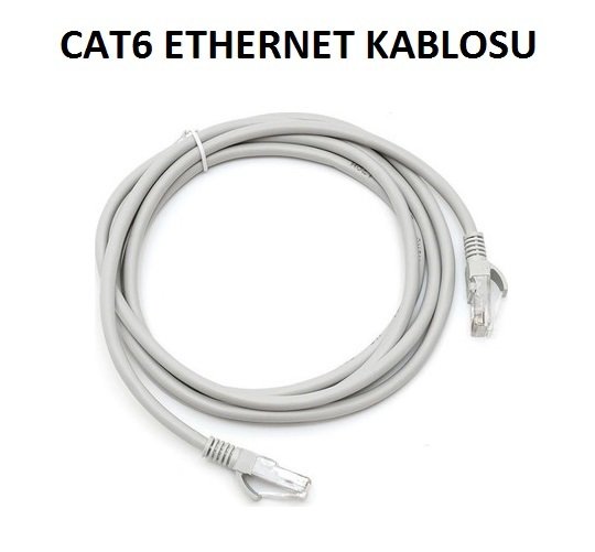 CAT6 Ethernet Kablosu 5M Hazır İnternet Kablosu