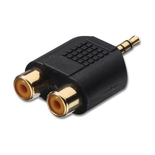 Rca Çevirici Jak 3.5mm Stereo Erkek To 2 x RCA Dişi Çevirici