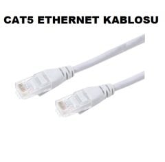 CAT5 Ethernet Kablosu 5M Hazır İnternet Kablosu