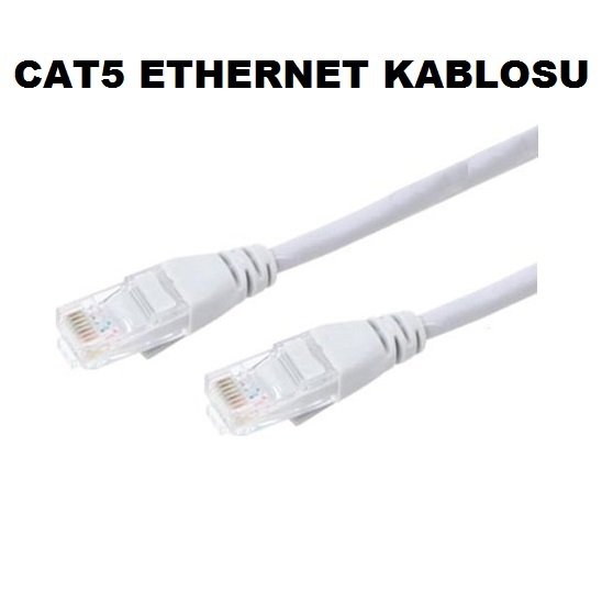 CAT5 Ethernet Kablosu 15M Hazır İnternet Kablosu