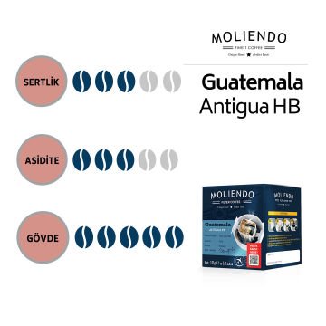 Moliendo Guatemala Antigua HB Pratik Filtre Kahve 10x10 g