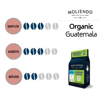 Moliendo Organic Guatemala SHB Yöresel Kahve 250 g (Çekirdek)