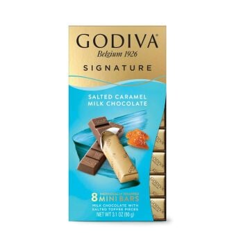 Godiva Stick Sütlü Tuzlu Karamelli Çikolata 90 g. 8'li